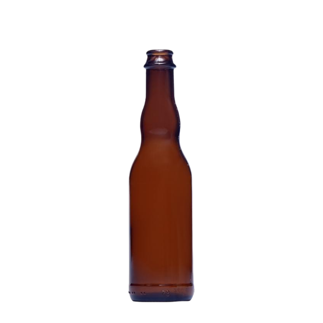 Botella de vidrio marrón para cerveza 330ml - 2