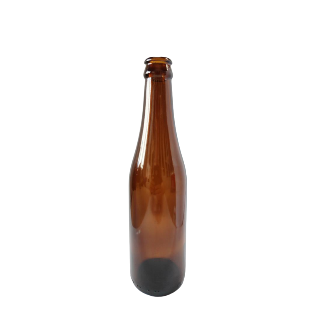 Botella de vidrio marrón para cerveza 418ml