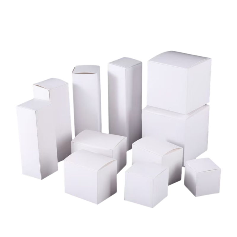 Caja de Cartulina Blanca en Blanco