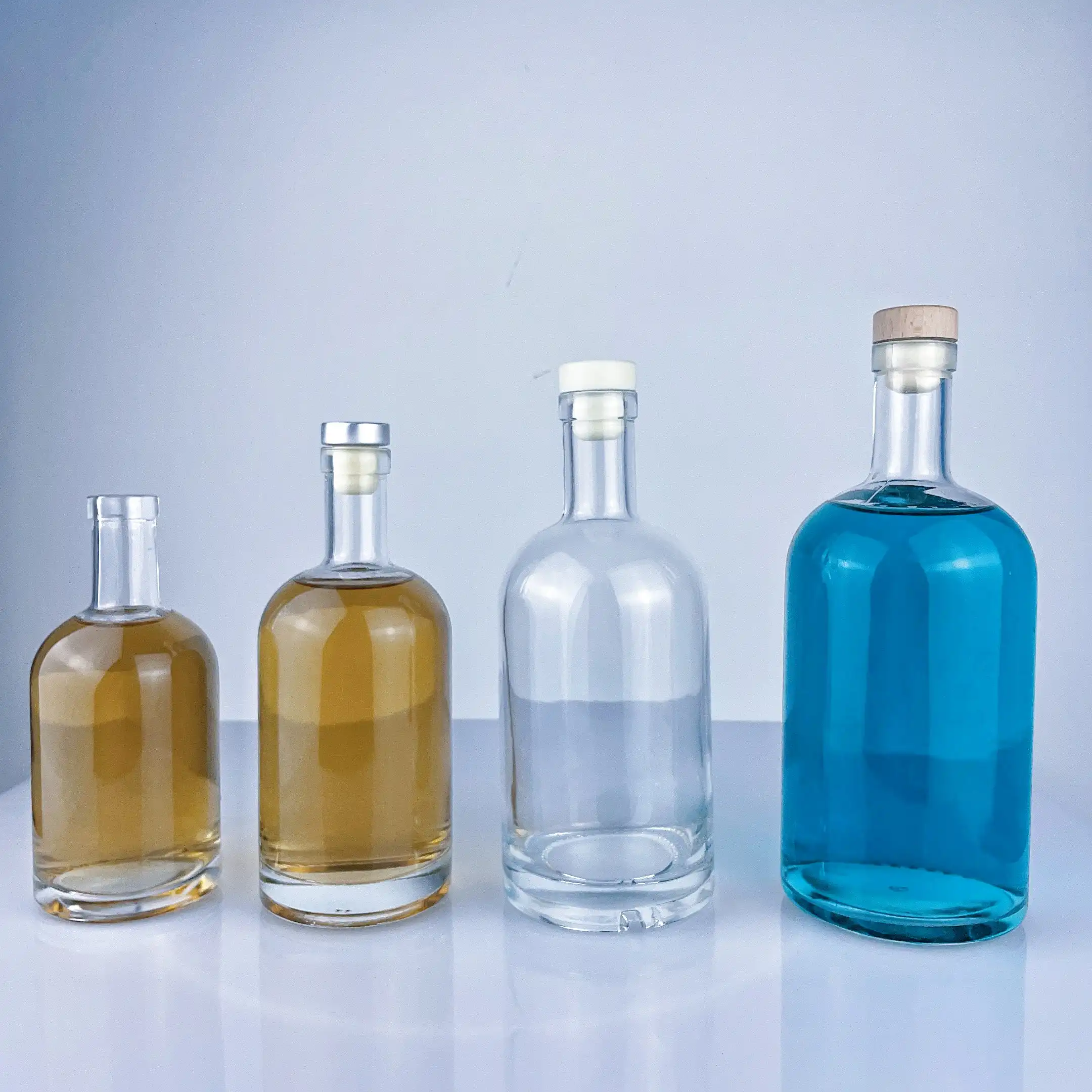 Botella para Gin, Whisky, Vodka y Tequila